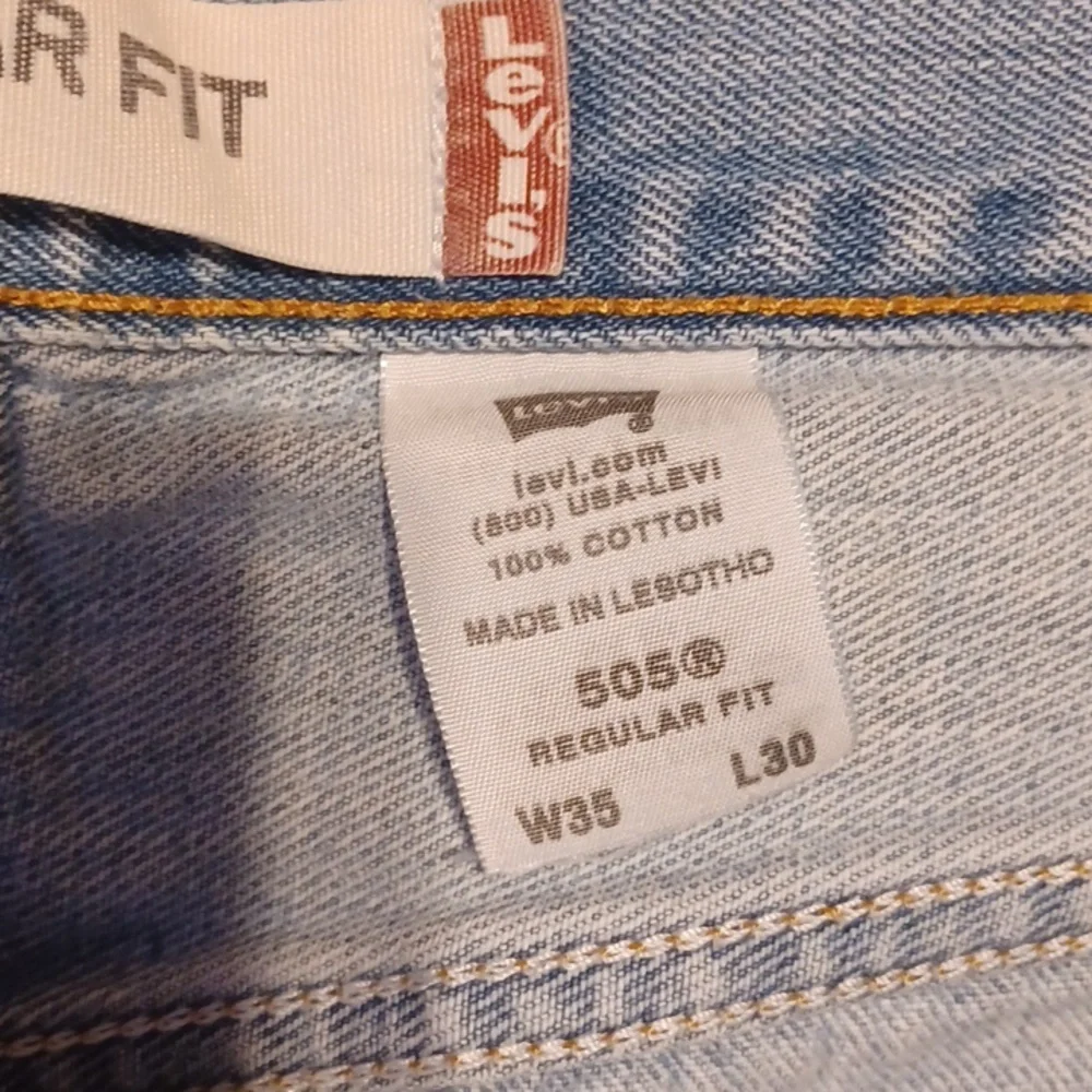 Levi's Classic Blue Denim Jeans 505 Vintage Levi's 35x30
